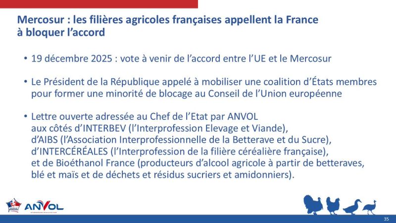 Image for the Tweet beginning: La filière réaffirme son opposition